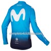 Maglia 2018 Movistar Team N001 Manica Lunga